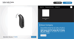 Desktop Screenshot of hearingindia.com